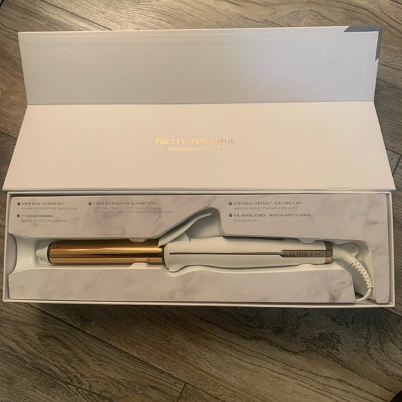 NEW KRISTIN ESS HAIR TITANIUM CURLING IRON 1" - Picture 2 of 8